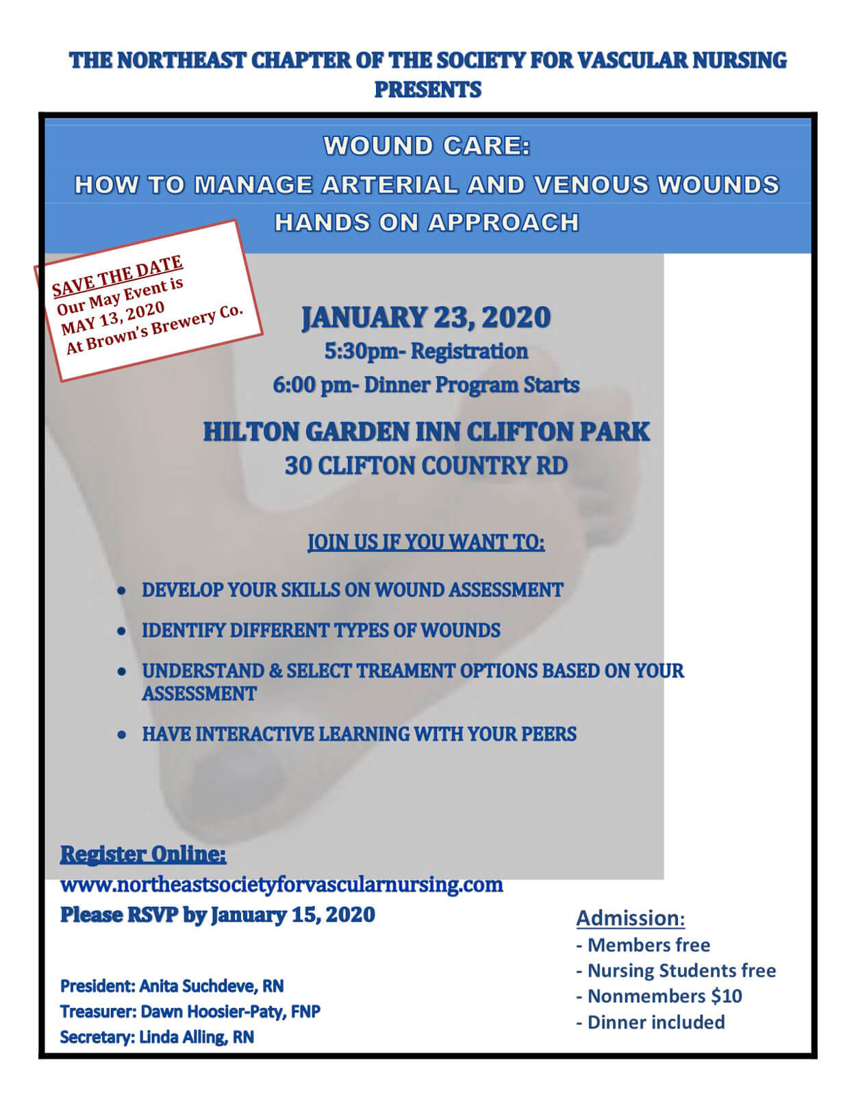 Northeast Chapter of the Society for Vascular Nursing Wound Care Event