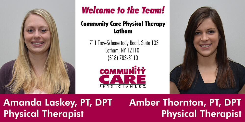 Community Care Physical Therapy Welcomes Two New Practitioners