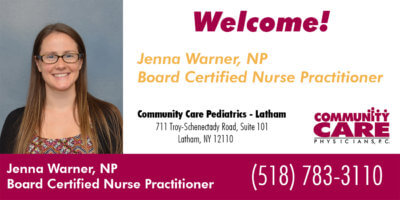 Community Care Pediatrics - Latham Welcomes New Board Certified Nurse Practitioner