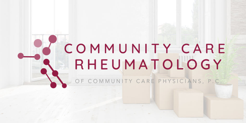 Community Care Rheumatology Clifton Park is Moving
