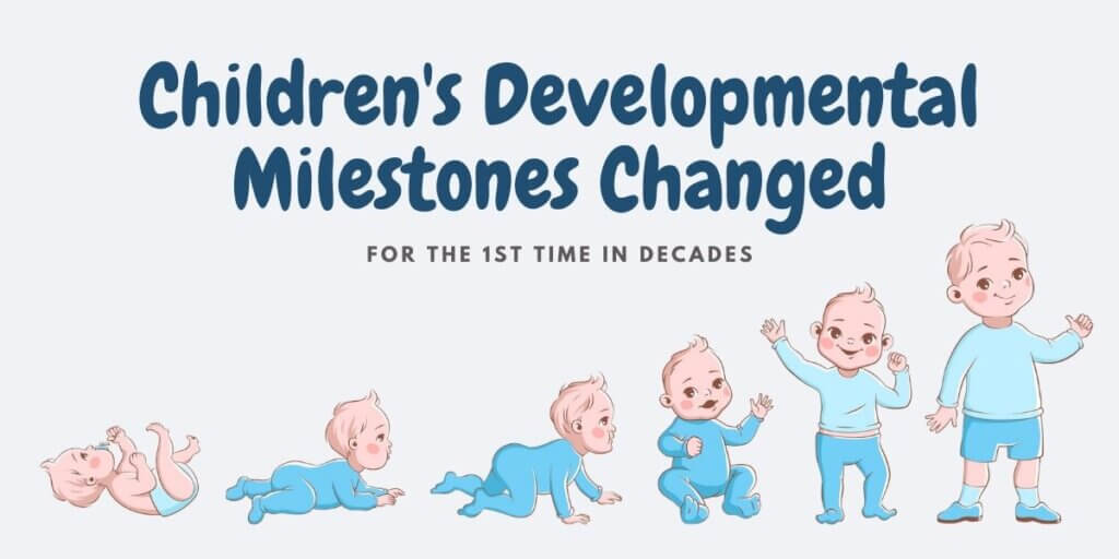 Illustration of a baby's development to a toddler